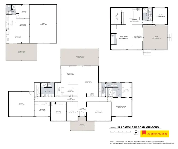 Floorplan of Homely rural property listing, 111 Adams Lead Road, Gulgong NSW 2852