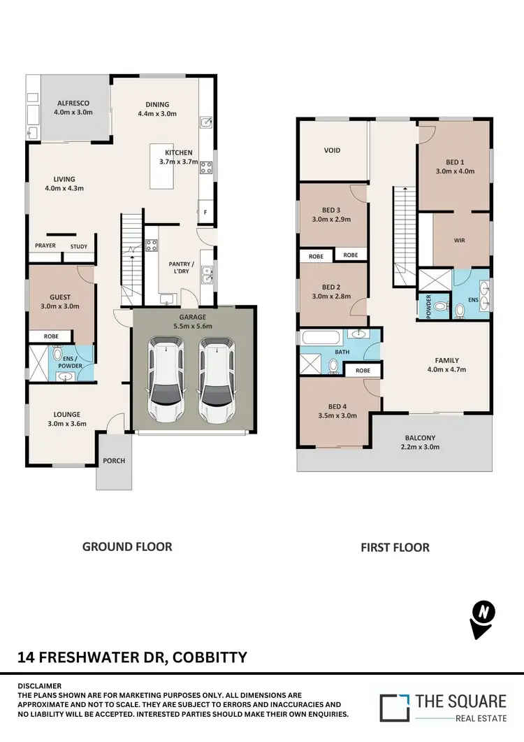 Floorplan of Homely house listing, 14 Freshwater Drive, Cobbitty NSW 2570