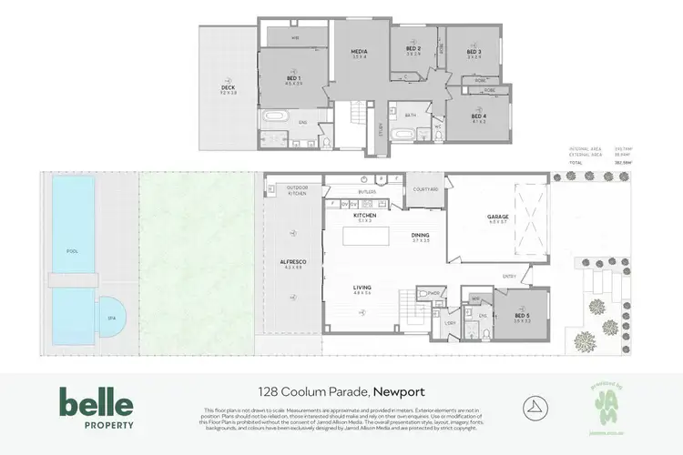 Floorplan of Homely house listing, 128 Coolum Parade, Newport QLD 4020