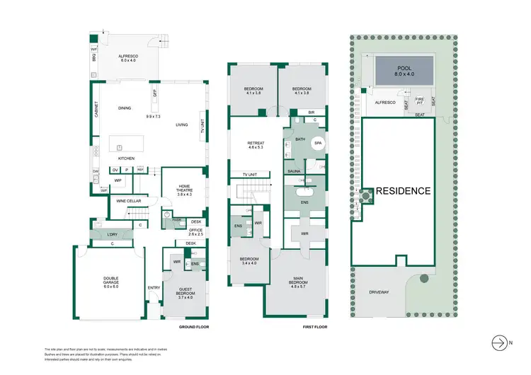 Floorplan of Homely house listing, 1 Kendall Street, Hampton VIC 3188