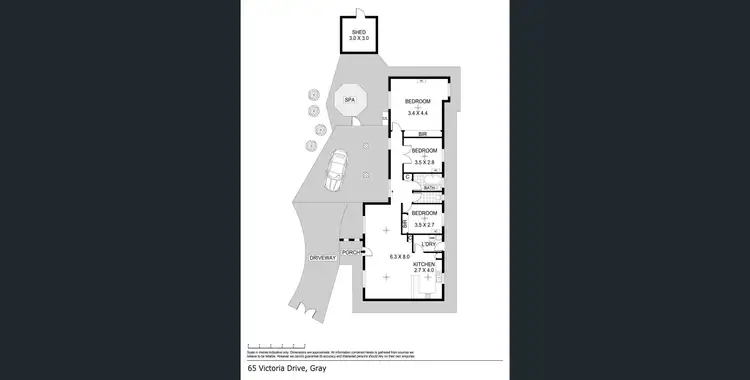Floorplan of Homely house listing, 65 Victoria Drive, Gray NT 830