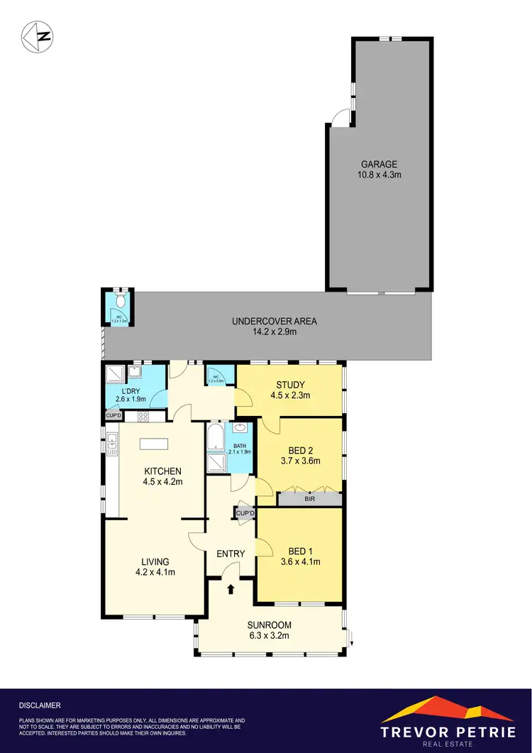 Floorplan of Homely house listing, 14 Shelley Street, Wendouree VIC 3355