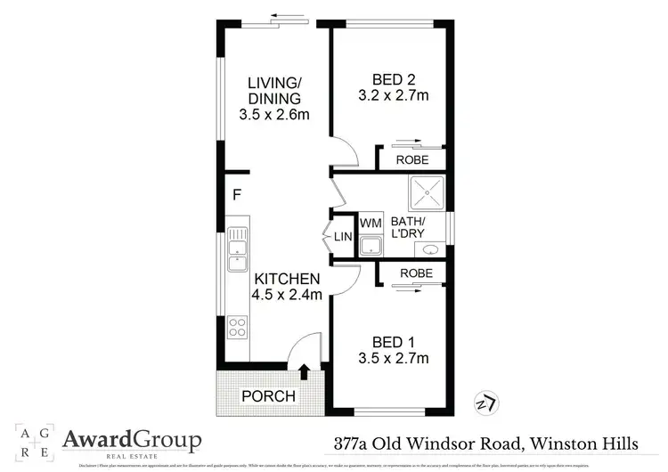 Floorplan of Homely house listing, 377a Old Windsor Road, Winston Hills NSW 2153