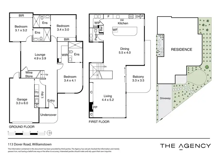 Floorplan of Homely townhouse listing, 113 Dover Road, Williamstown VIC 3016