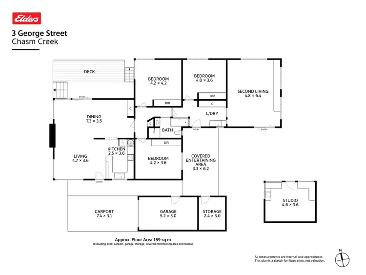 Floorplan of Homely house listing, 3 George Street, Chasm Creek TAS 7321