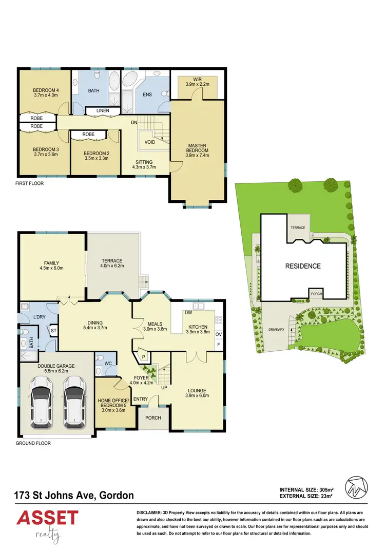 Floorplan of Homely house listing, 173 St Johns Avenue, Gordon NSW 2072