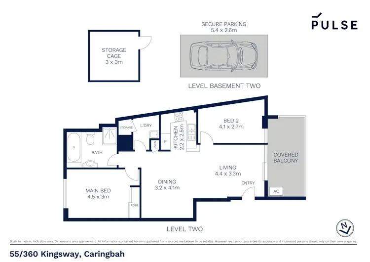 Floorplan of Homely apartment listing, 55/360 Kingsway, Caringbah NSW 2229