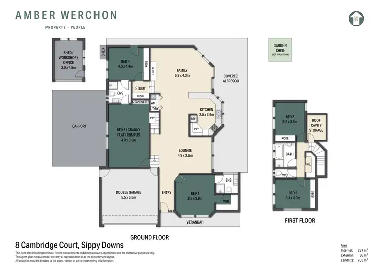 Floorplan of Homely house listing, 8 Cambridge Court, Sippy Downs QLD 4556