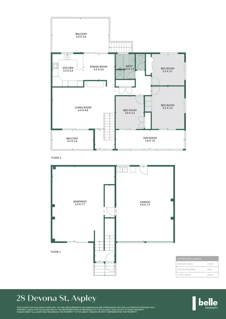 Floorplan of Homely house listing, 28 Devona Street, Aspley QLD 4034