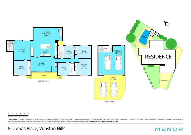 Floorplan of Homely house listing, 8 Dumas Place, Winston Hills NSW 2153