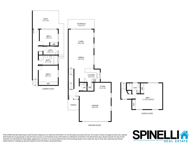 Floorplan of Homely semi-detached listing, 3a Cowal Court, Flinders NSW 2529