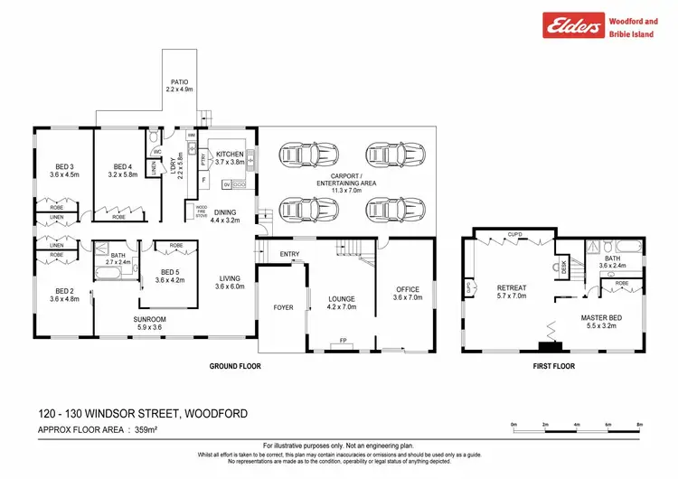 Floorplan of Homely house listing, 120-130 Windsor Street, Woodford QLD 4514