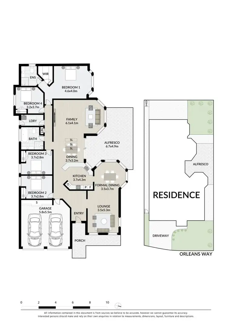 Floorplan of Homely house listing, 20 Orleans Way, Castle Hill NSW 2154