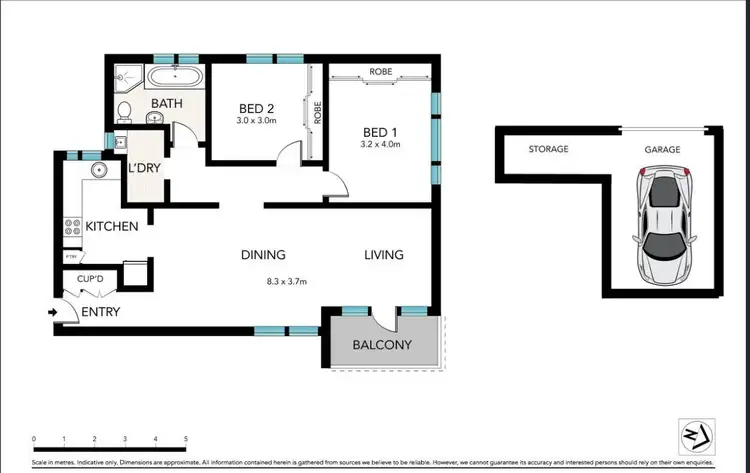 Floorplan of Homely apartment listing, 10/5 Bortfield Drive, Chiswick NSW 2046