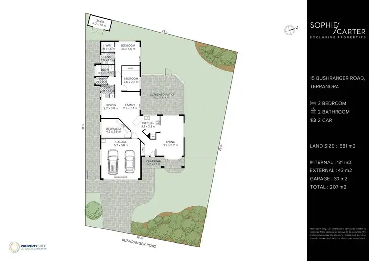 Floorplan of Homely house listing, 15 Bushranger Road, Terranora NSW 2486