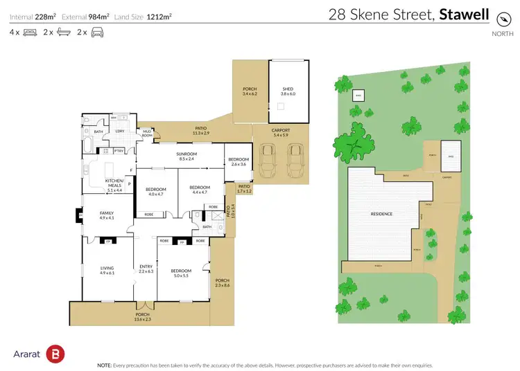 Floorplan of Homely house listing, 28 Skene Street, Stawell VIC 3380