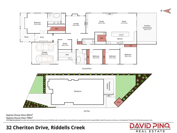 Floorplan of Homely house listing, 32 Cheriton Drive, Riddells Creek VIC 3431