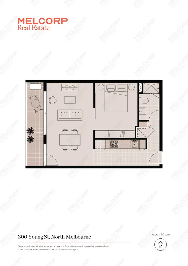 Floorplan of Homely apartment listing, 13/300 Young Street, Fitzroy VIC 3065