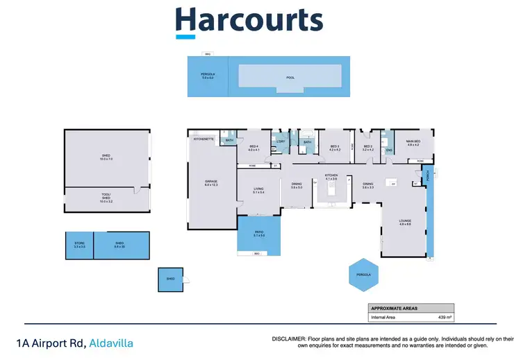 Floorplan of Homely rural property listing, 1a Airport Road, Aldavilla NSW 2440