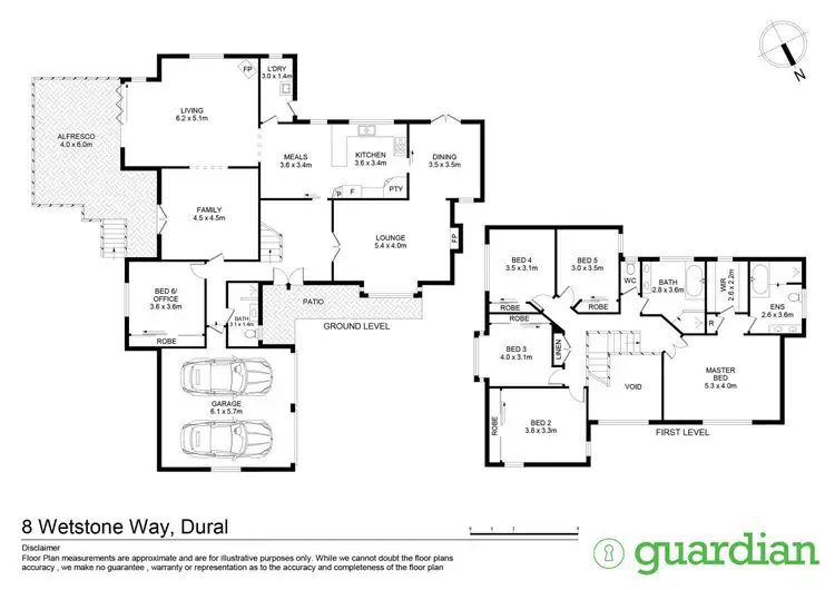 Floorplan of Homely house listing, 8 Wetstone Way, Dural NSW 2158