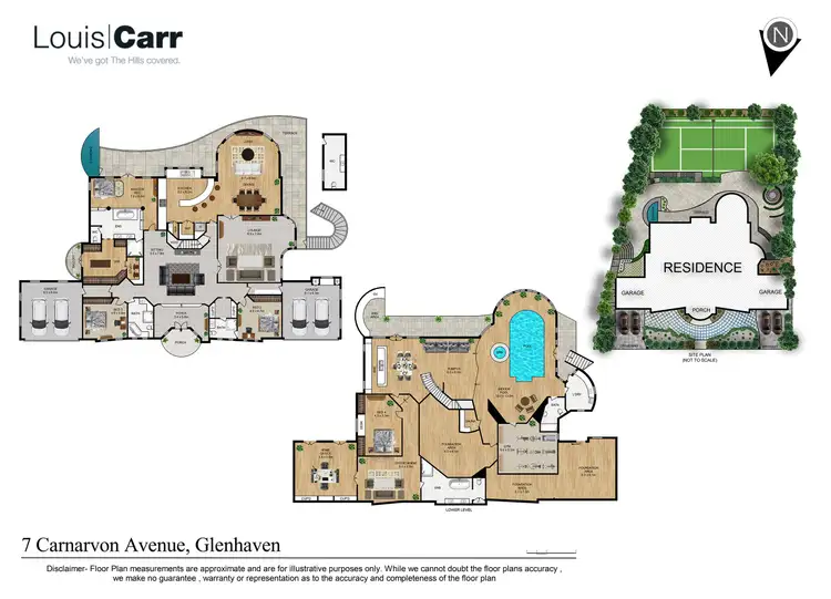 Floorplan of Homely house listing, 7 Carnarvon Avenue, Glenhaven NSW 2156