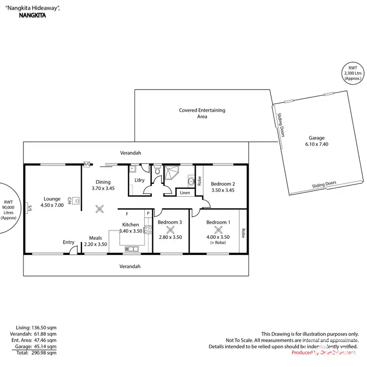 Floorplan of Homely rural property listing, 957 Nangkita Road, Nangkita SA 5210