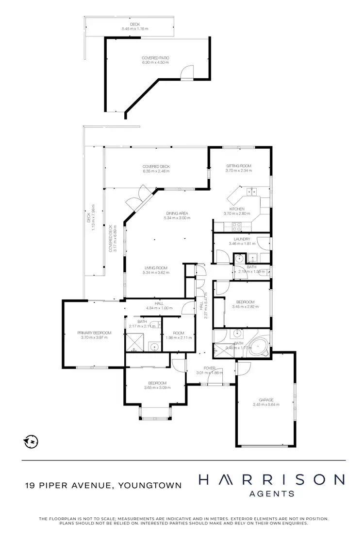 Floorplan of Homely house listing, 19 Piper Avenue, Youngtown TAS 7249