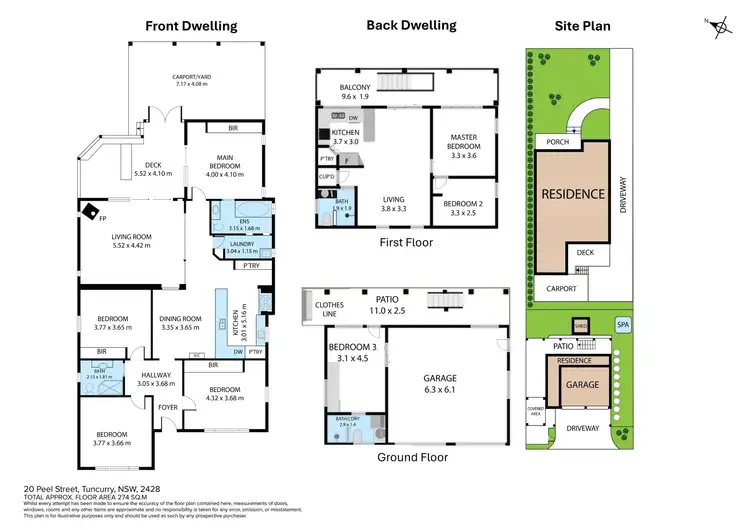 Floorplan of Homely house listing, 20 Peel Street, Tuncurry NSW 2428