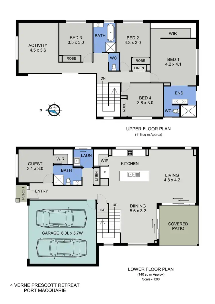 Floorplan of Homely house listing, 4 Verne Prescott Retreat, Port Macquarie NSW 2444