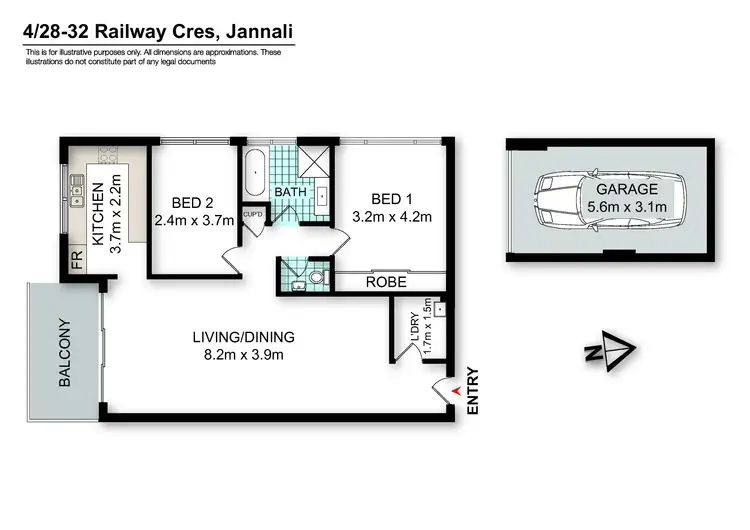 Floorplan of Homely unit listing, 4/28-32 Railway Crescent, Jannali NSW 2226