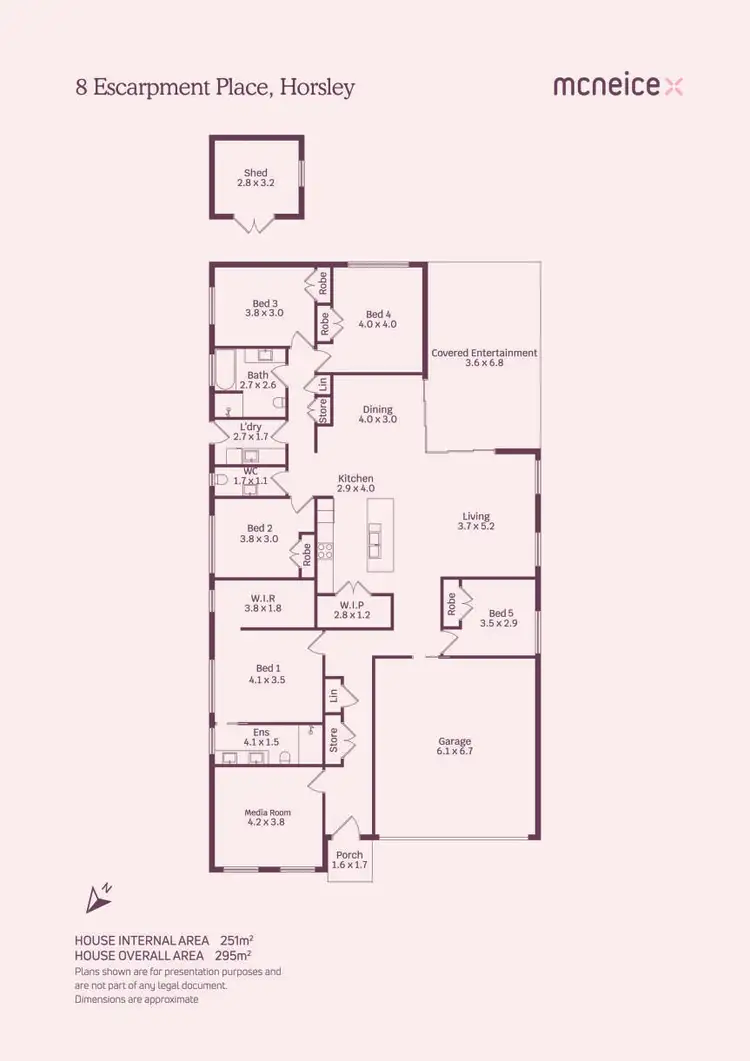 Floorplan of Homely house listing, 8 Escarpment Place, Horsley NSW 2530