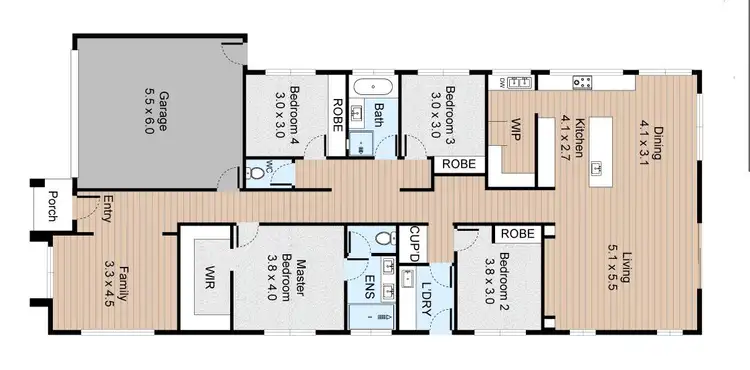 Floorplan of Homely house listing, 56 Maling Road, Truganina VIC 3029