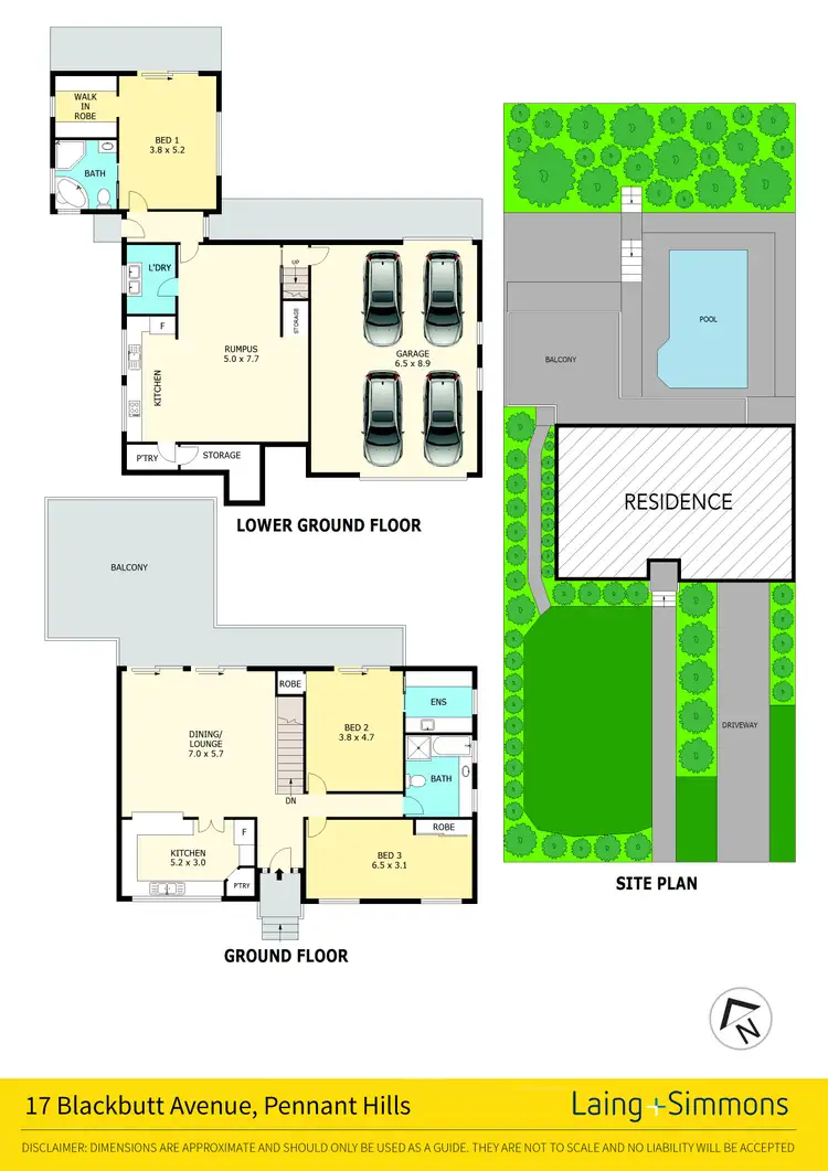 Floorplan of Homely house listing, 17 Blackbutt Avenue, Pennant Hills NSW 2120