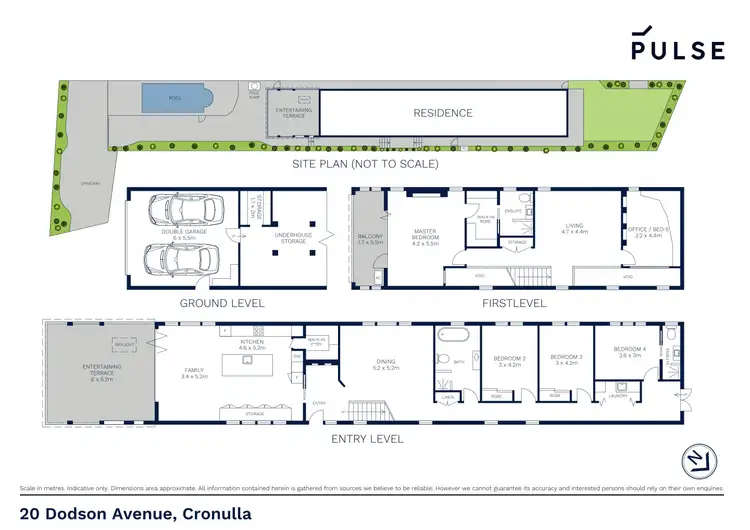 Floorplan of Homely house listing, 20 Dodson Avenue, Cronulla NSW 2230