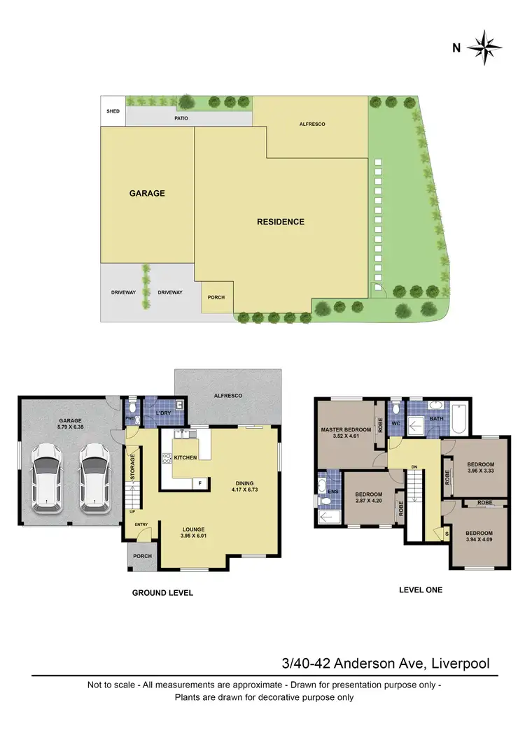 Floorplan of Homely townhouse listing, 3/40-42 Anderson Avenue, Liverpool NSW 2170