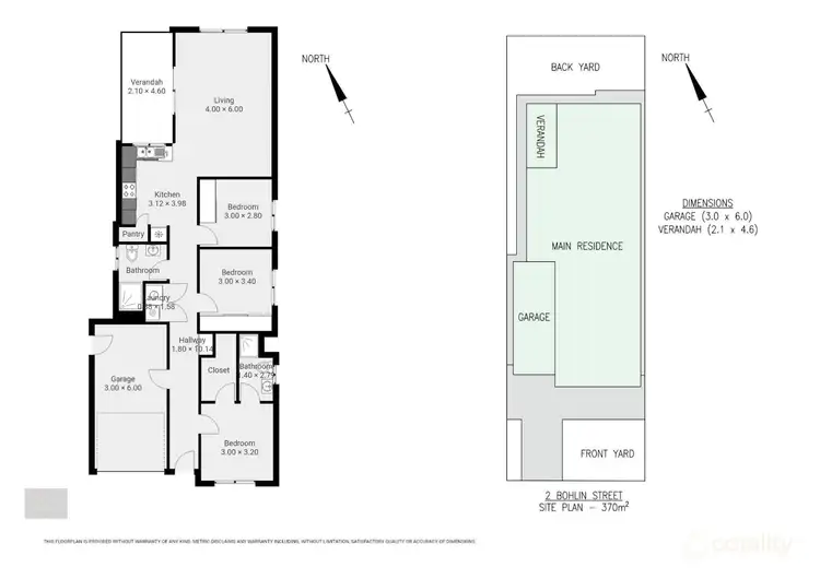 Floorplan of Homely house listing, 2 Bohlin Street, Whyalla Jenkins SA 5609