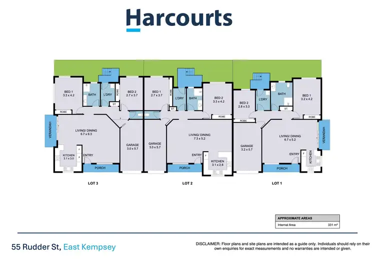 Floorplan of Homely block of units listing, 55 Rudder Street, East Kempsey NSW 2440