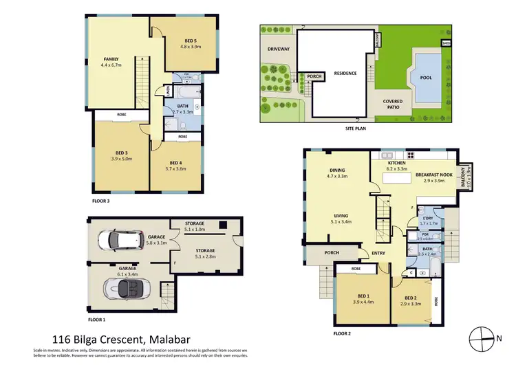 Floorplan of Homely house listing, 116 Bilga Crescent, Malabar NSW 2036