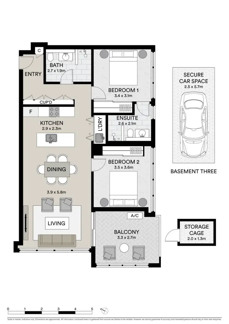 Floorplan of Homely apartment listing, 907/2 Stockyard Boulevard, Lidcombe NSW 2141