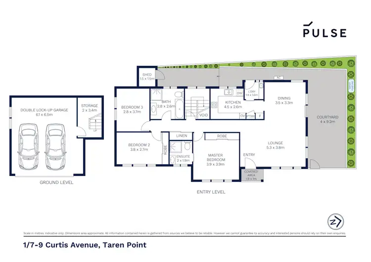 Floorplan of Homely villa listing, 1/7-9 Curtis Avenue, Taren Point NSW 2229