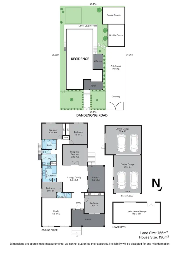Floorplan of Homely house listing, 1560 Dandenong Road, Huntingdale VIC 3166