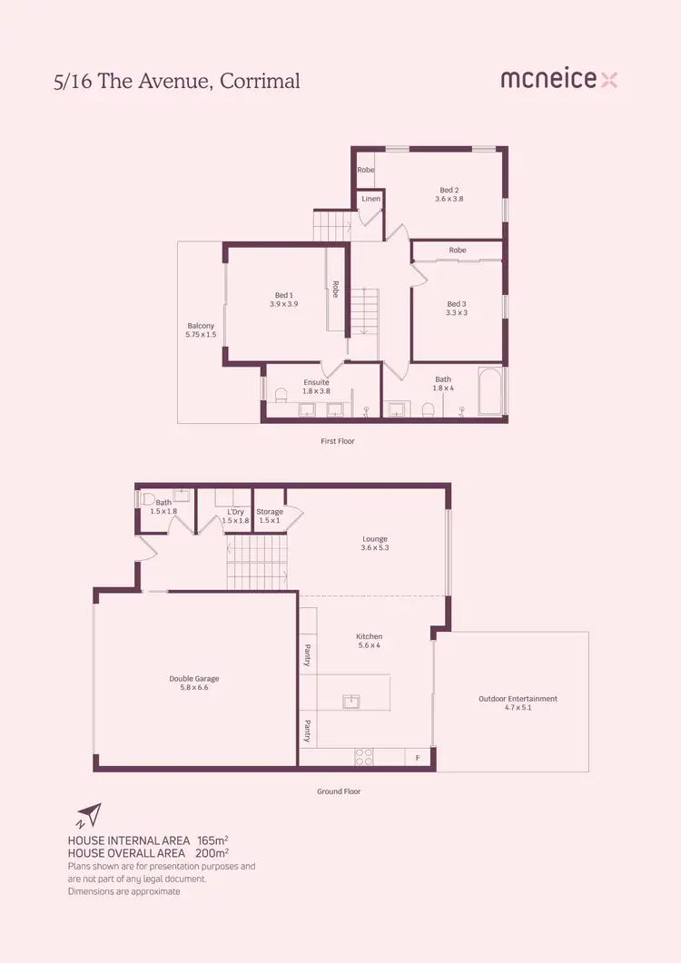 Floorplan of Homely townhouse listing, 5/16 The Avenue, Corrimal NSW 2518