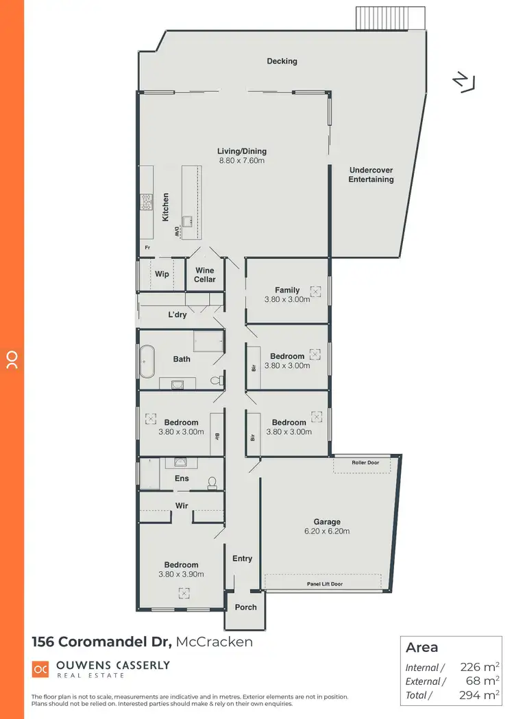 Floorplan of Homely house listing, 156 Coromandel Drive, Mccracken SA 5211