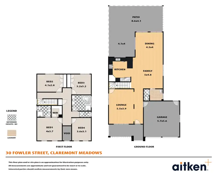 Floorplan of Homely house listing, 30 Fowler Street, Claremont Meadows NSW 2747