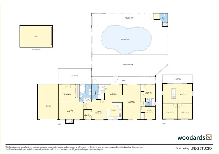 Floorplan of Homely rural property listing, 181 Humphries Lane, Monegeetta VIC 3433