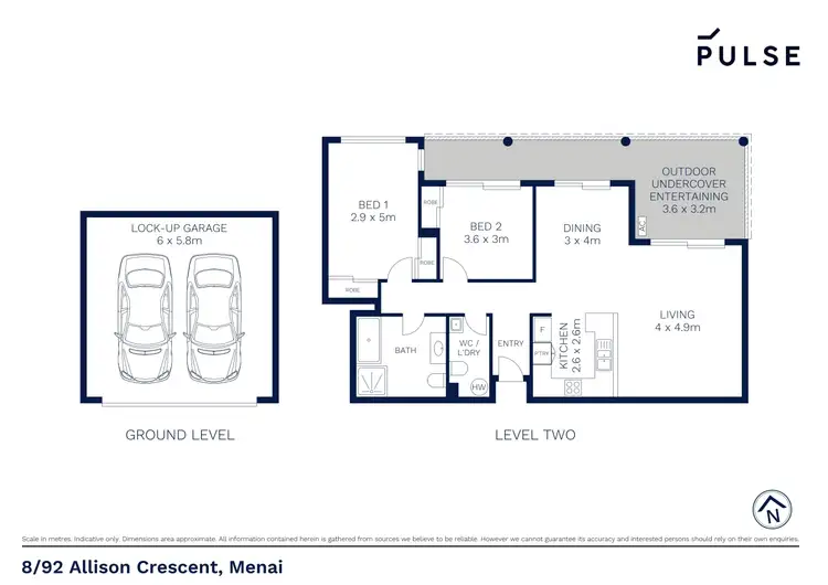 Floorplan of Homely apartment listing, 8/92 Allison Crescent, Menai NSW 2234