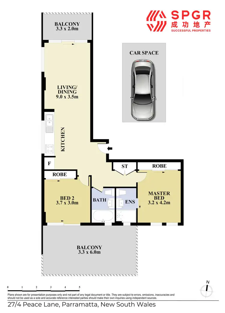 Floorplan of Homely unit listing, 27/4 Peace Lane, Parramatta NSW 2150