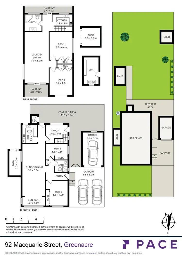 Floorplan of Homely house listing, 92 Macquarie Street, Greenacre NSW 2190