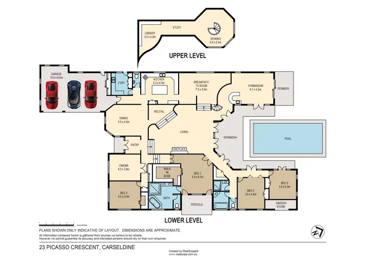 Floorplan of Homely house listing, 23 Picasso Crescent, Carseldine QLD 4034