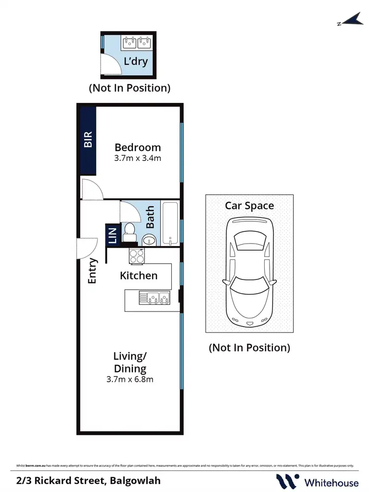 Floorplan of Homely unit listing, 2/3 Rickard Street, Balgowlah NSW 2093